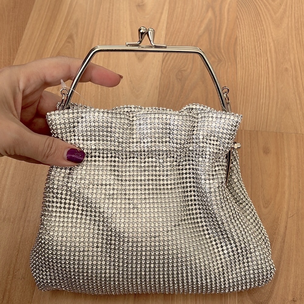 Alessia Rhinestones Crossbody Clutch